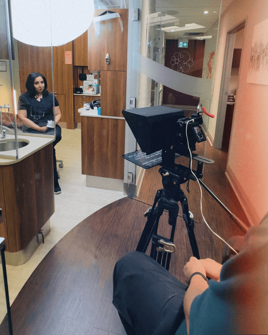 Professional content creation for dental clinics
